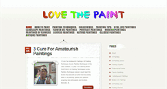 Desktop Screenshot of lovethepaint.com